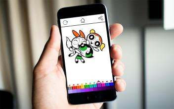 Coloring Powerpuff Kids截图2