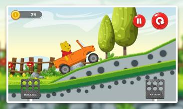 Winie Bear Adventure Hill Racing The Pooh Car截图3