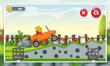 Winie Bear Adventure Hill Racing The Pooh Car截图5