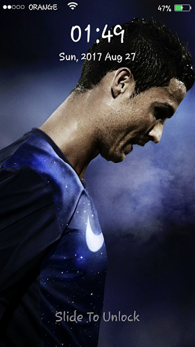 Cristiano Ronaldo Lockscreen Live Wallpaper 2018截图4