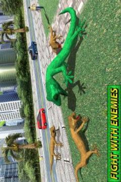 怪物蜥蜴模拟器：城市之战截图