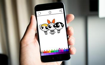 Coloring Powerpuff Kids截图3