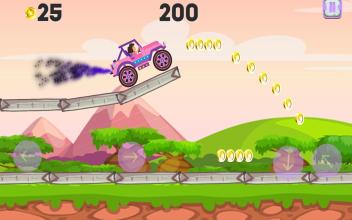 Princess Dora Driving Car (Hill Climb)截图3