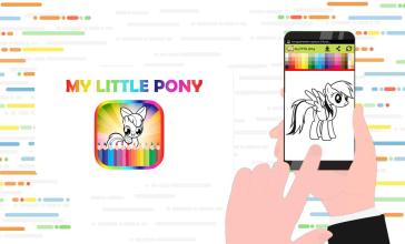 Coloring game of pony截图1