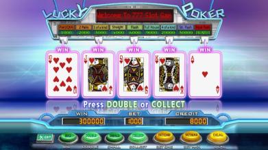 777 Poker Slot Machine 5PK截图4