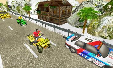 Quad Bike Mountain Racing - Endless Quad Bike Rush截图3