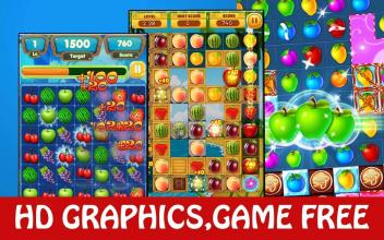 Fruit Fun Splash-Match 3 Classic截图2