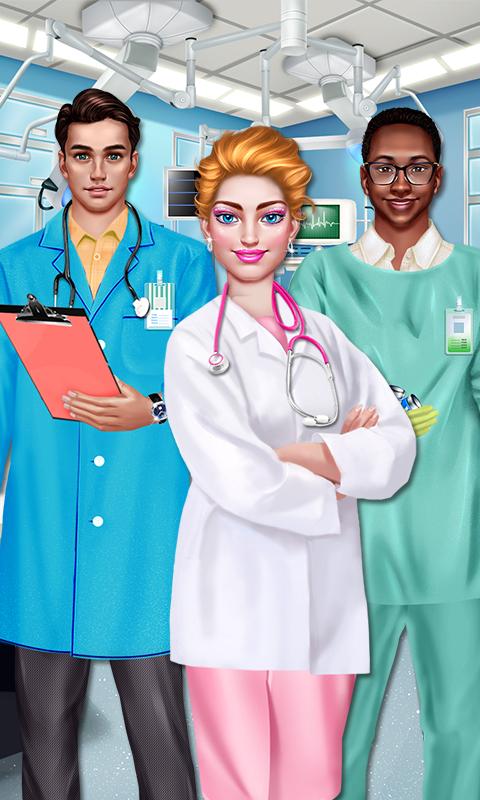 Surgery Doctor Girl Salon Game截图1