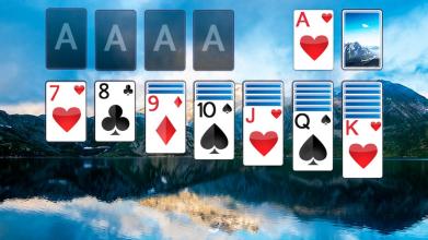 Solitaire Far Mountain Theme截图3