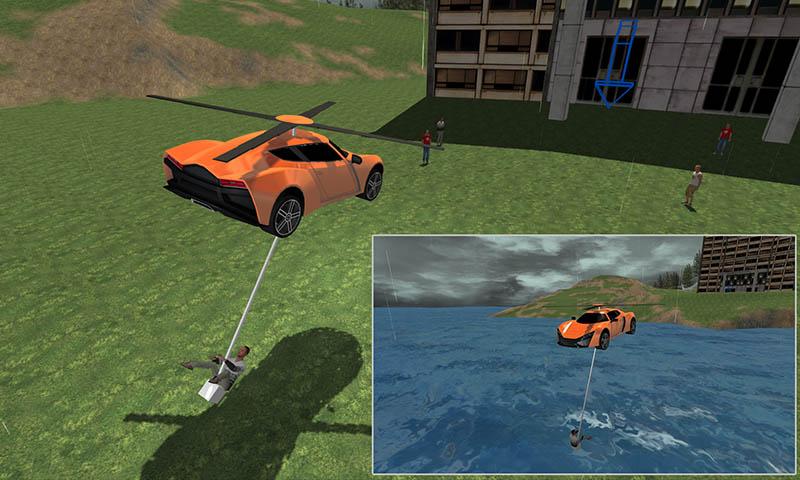 Flying Rescue Helicopter Car截图2