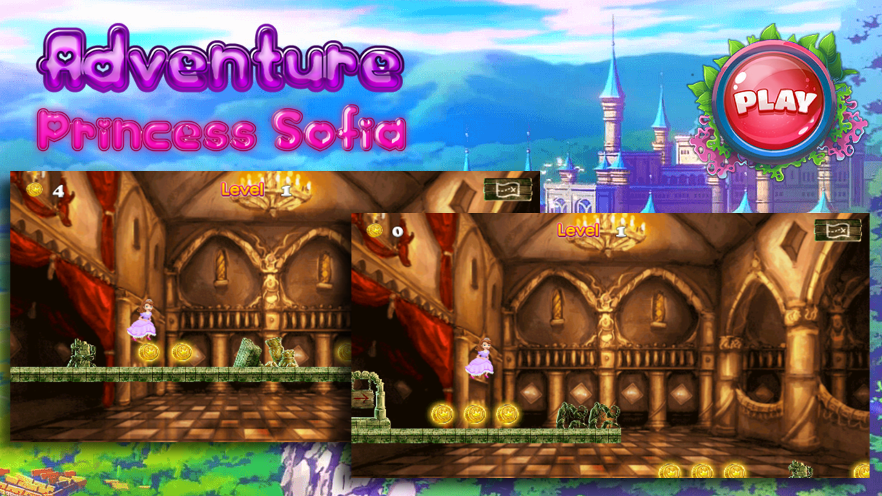 Adventure Princess Sofia Run - First Game截图2