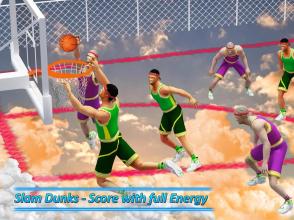 Flying Basketball Slam Dunks截图2