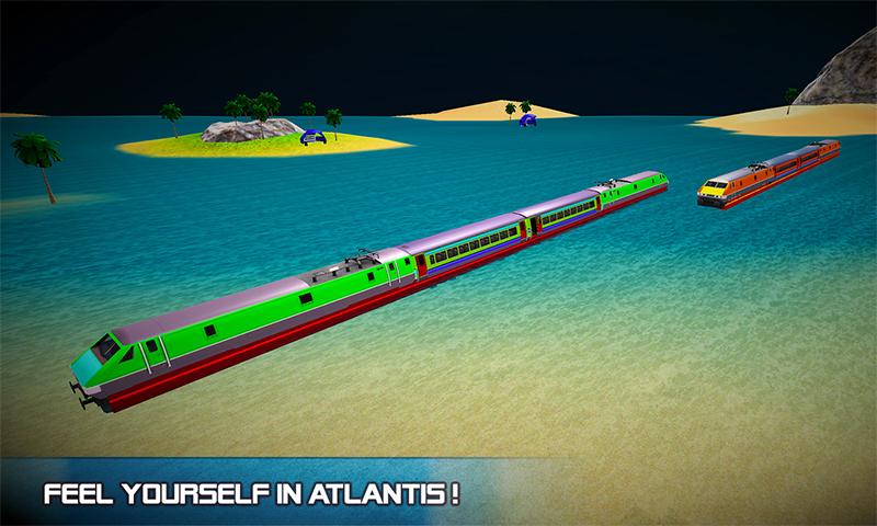 Water Train Driving Simulator截图3