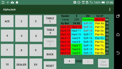 AlphaJack Blackjack Counter截图2