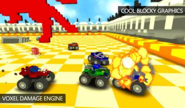 Blocky Monster Truck Smash截图1