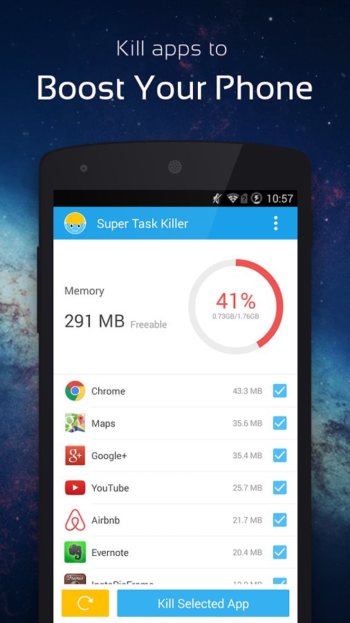 超级任务管理(Super Task Killer FREE)截图4