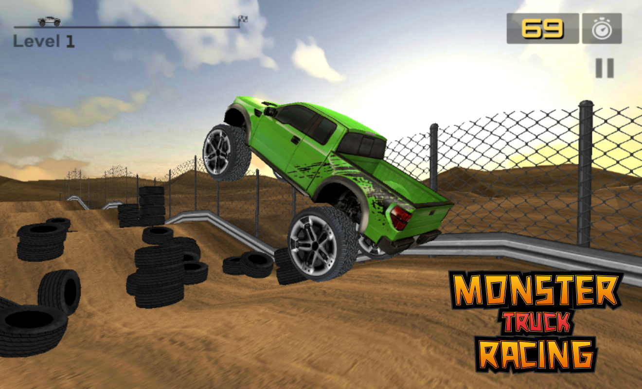 Monster Truck Racing 3D截图2