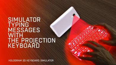 Hologram 3D keyboard simulator截图1