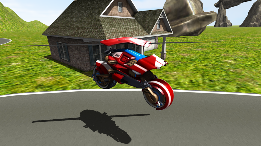Flying Helicopter Motorcycle截图2