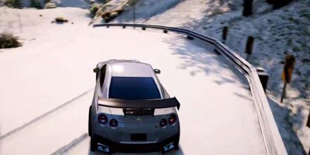 GTR Driving Nissan Winter 3D截图1