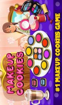 公主化妆饼干制造商！女孩烹饪游戏截图