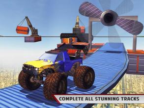 Monster Stunt Impossible Track Racing截图4