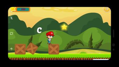 Alphabet adventure kid - Running & jumping game截图1