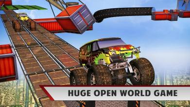 Monster Stunt Impossible Track Racing截图3