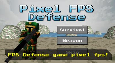 Pixel Fps - Gun Defense截图1