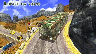 Offroad Uphill US Army Bus Driver Soldier Duty截图4