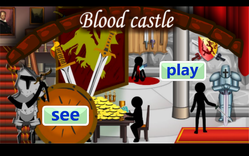 Stickman Blood Castle截图1