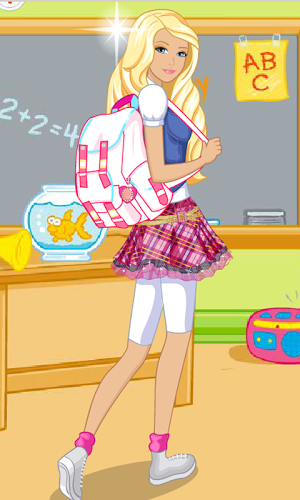 Dress Up Barbie Back to School截图1