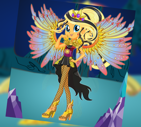 Dress Up Sunset Shimmer Games截图4