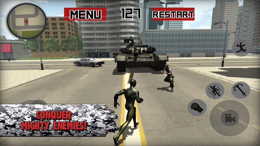 Spider Hero: Army USA 3D截图4