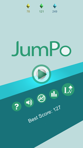 JumPo - 3D跳跳球游戏截图1