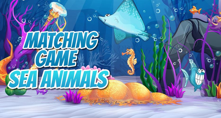 Kids Memory Game - Sea Animals截图1