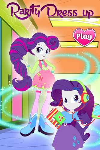 Rarity Dress up Game截图2