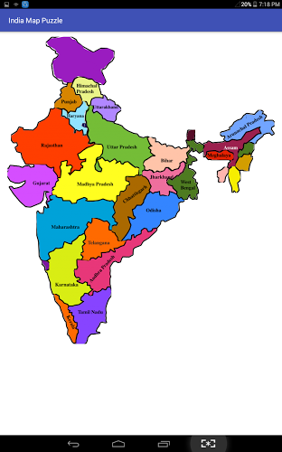 India Map Puzzle截图5