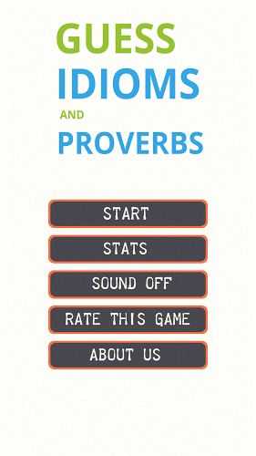 Guess Idioms and Proverbs截图1