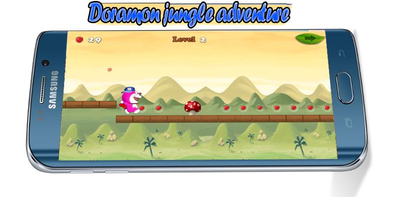 Super Doramon Jungle Run Games截图1