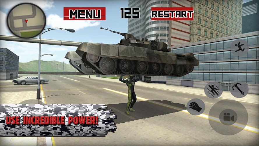 Spider Hero: Army USA 3D截图2