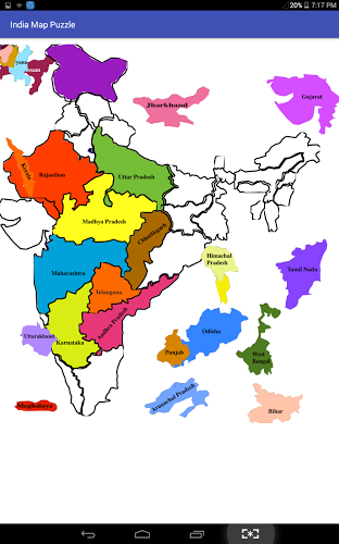 India Map Puzzle截图4