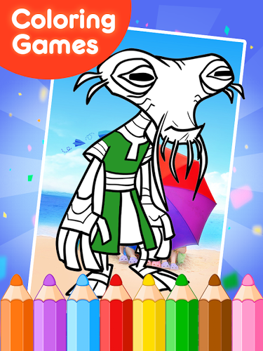 ban 10 alien coloring game截图4