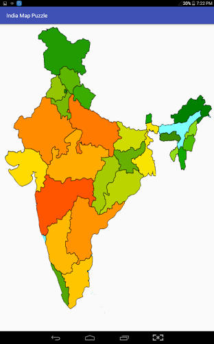 India Map Puzzle截图1