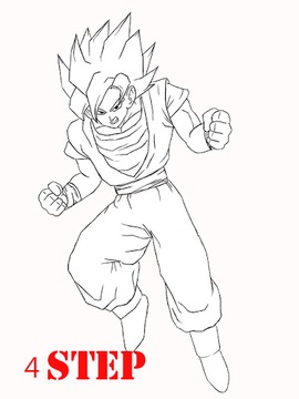 how to draw super saiyan god截图