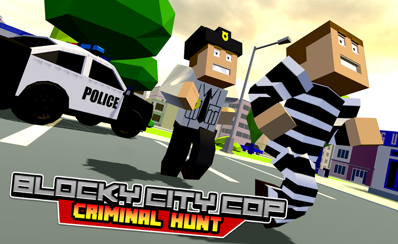 Blocky City Cop: Criminal Hunt截图5