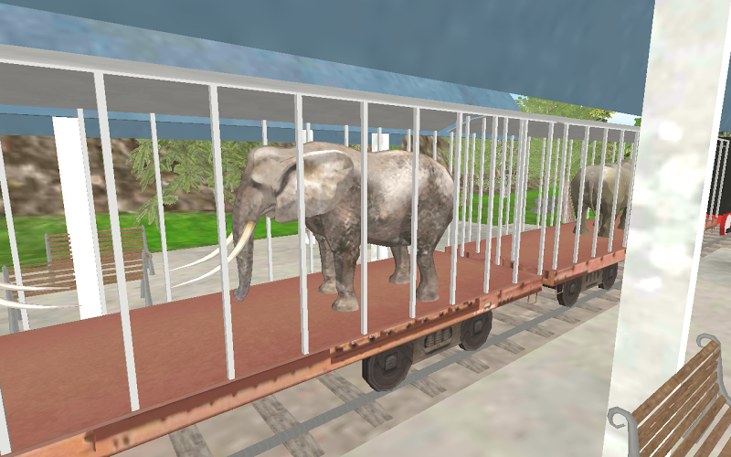 Animal Cargo Train Simulator截图2