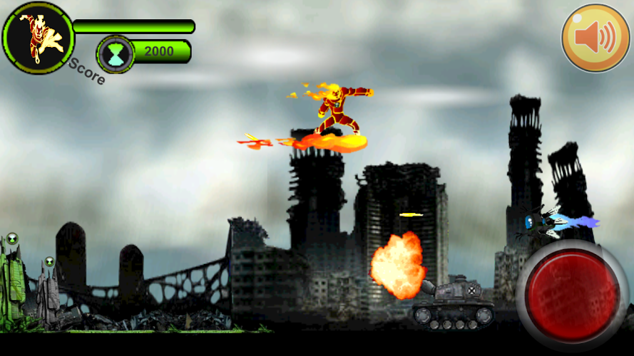 Heartblast Alien - Flame Shoot截图1