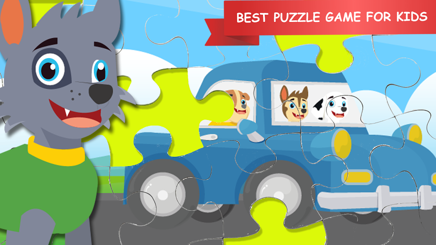 PAW Puppy Car Puzzle截图1