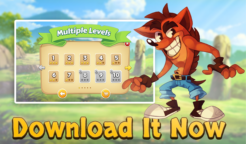 Bandicoot Jungle Run Adventure截图5